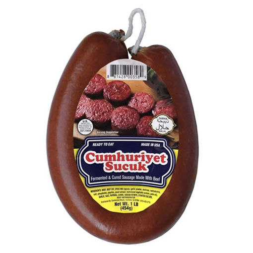 Picture of CUMHURIYET Dried Beef Sausage (Sucuk) 1lb