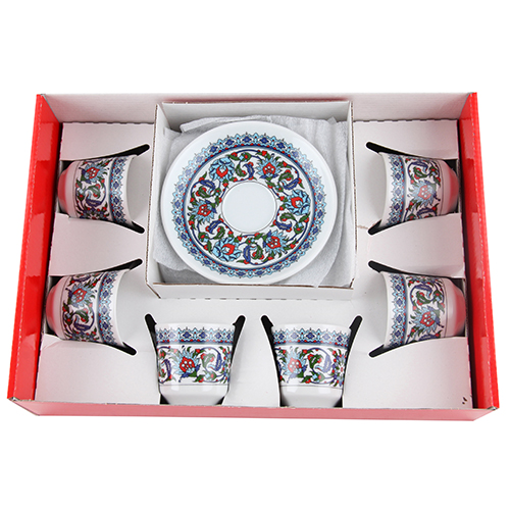 Picture of GURAL PORSELEN ''TOPKAPI'' Turkish Coffee Set 12pc