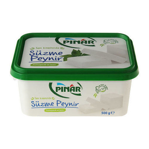 Picture of PINAR Double Cream White Cheese (Suzme Peynir) - 500  Net Drained Weight