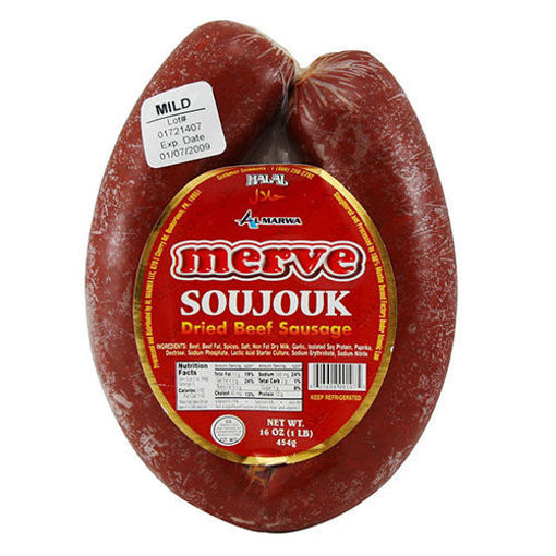 Picture of MERVE Beef Soujouk Mild (Sucuk) 453.5g