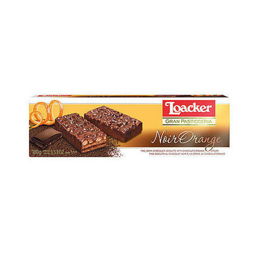 Picture of LOACKER Noir Orange Dark Orange Biscuits 100g