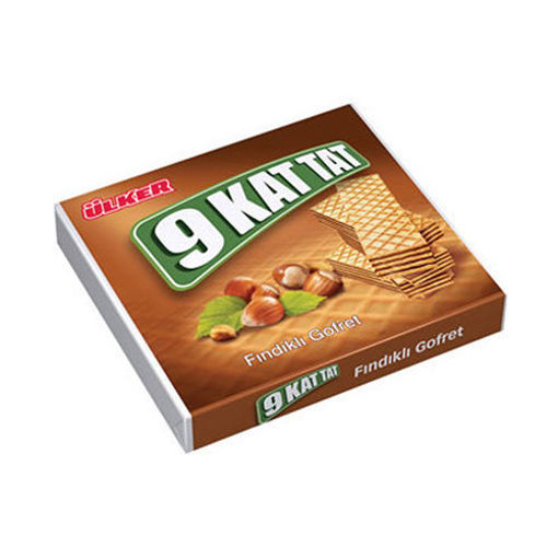 Picture of ULKER 9 Kat Hazelnut Wafer 114g