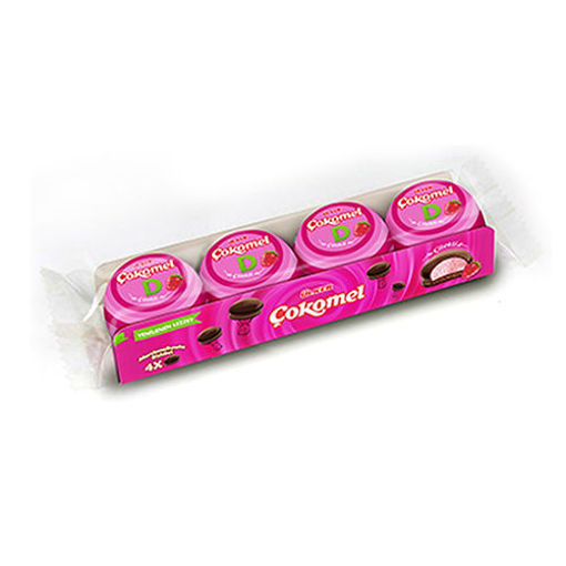 Picture of ULKER Cokomel Marshmallow Biscuit w/Strawberry 36g / 3pc