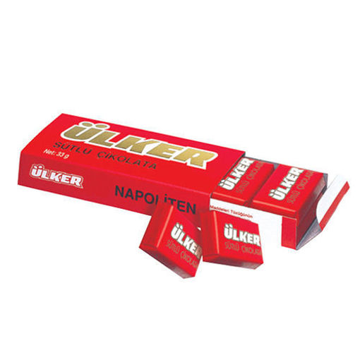 Picture of ULKER Napoliten Milk Chocolate 33g
