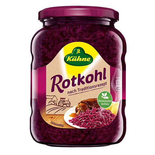 Picture of KUHNE Rotkohl (German Red Cabbage) 650g