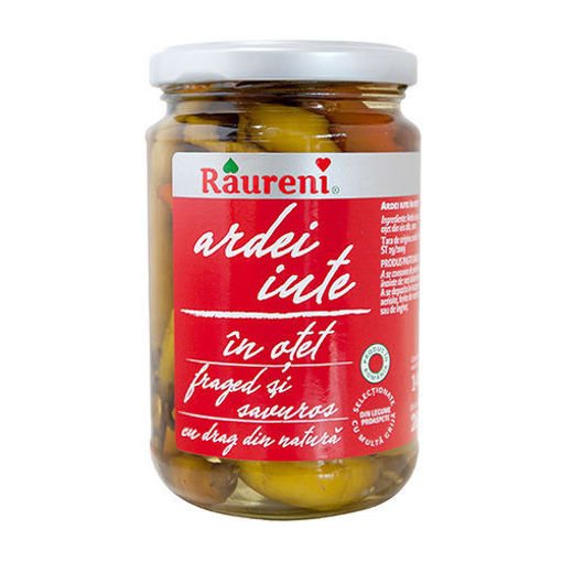 Picture of RAURENI Ardei Iute (Hot Peppers in Vinegar) 280g