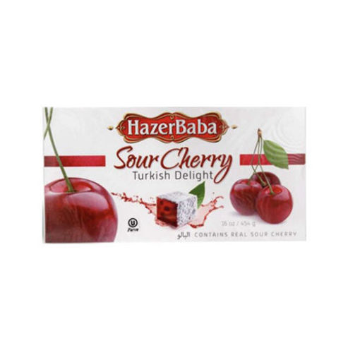 Picture of HAZERBABA Turkish Delight w/Sour Cherry 454g