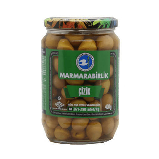 Picture of MARMARABIRLIK M Size Scratched Olives (Cizik Zeytin) 400g