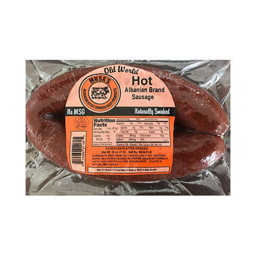 Picture of MUSA'S Hot Albanian Brand Sucuk 454g