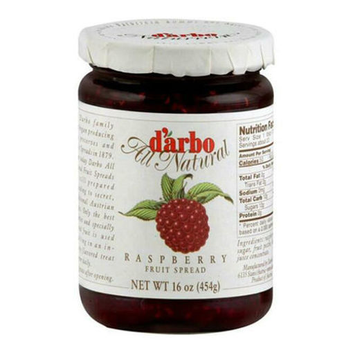 Picture of DARBO All-Natural Raspberry Fruit Spread 454g