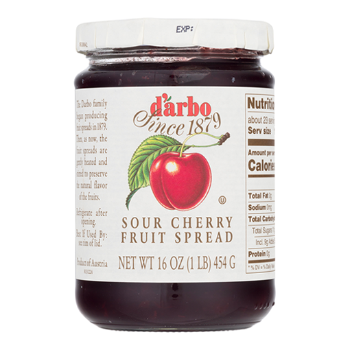 Picture of DARBO All-Natural Sour Cherry Fruit Spread 454g