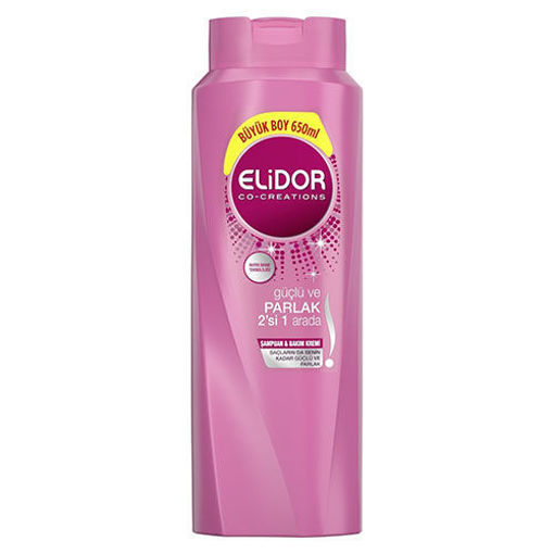 Picture of ELIDOR Strong & Bright 2in1 Shampoo 'Pink' 650ml