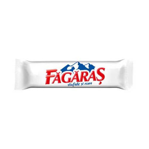 Picture of FAGARAS Chocolate w/Raisins & Rum 45g