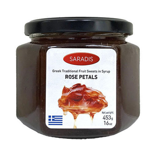 Picture of SARADIS Rose Petals in Sweet Syrup 453g