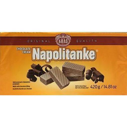Picture of KRAS Wafers Napolitanke Chocolate Cream Filled 420g