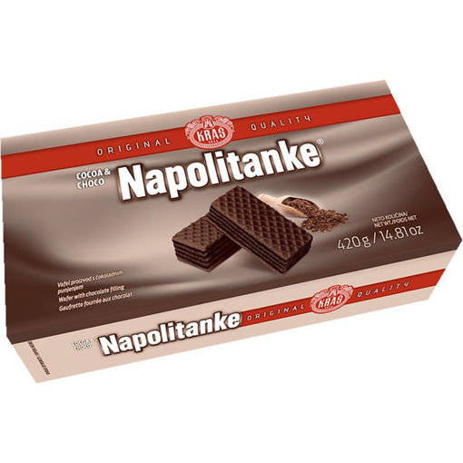 Picture of KRAS Wafers Napolitanke Cocoa & Choco Cream 420g