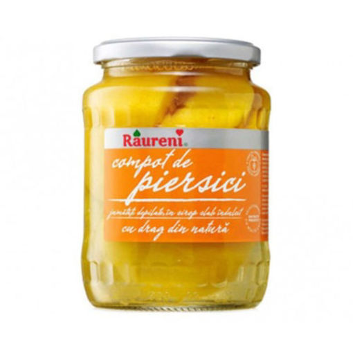 Picture of RAURENI Compot de Piersici (Peach Compote) 700g