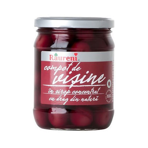 Picture of RAURENI Compot de Visine (Pitted Sour Cherries) 720g