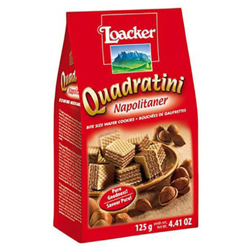 Picture of LOACKER Quadratini Wafer w/Hazelnut 250g