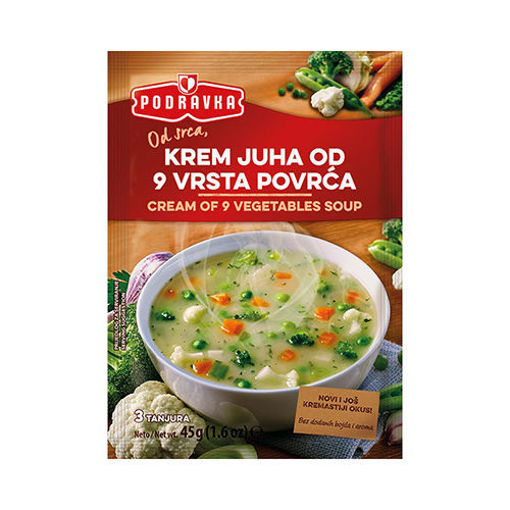 Picture of PODRAVKA Cream of 9 Vegetables Soup 45g