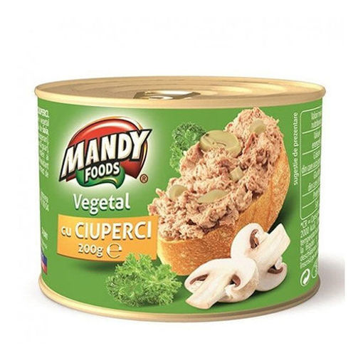 Picture of MANDY Vegetal cu Ciuperci (Veggie Pate w/Mushrooms) 200g