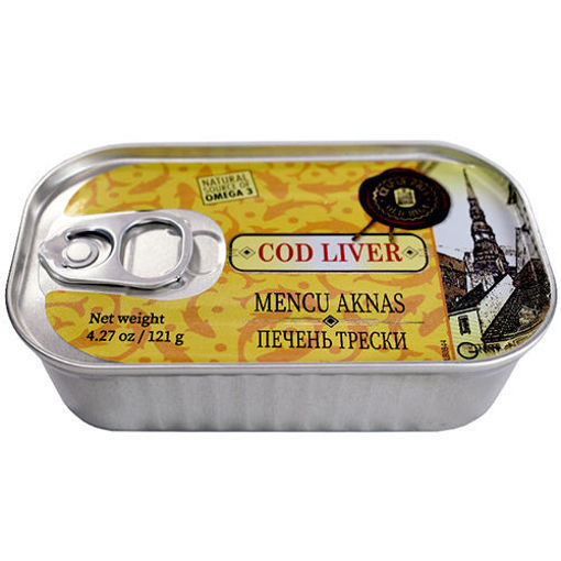 Picture of RIGA GOLD Cod Liver (Mencu Aknas) 121g