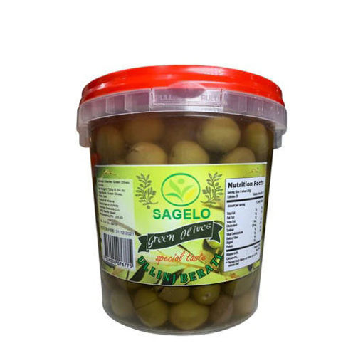 Picture of SAGELO Green Berati Olives 700G