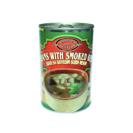 Picture of BROTHER&SISTER Beans w/Smoked Beef 420g