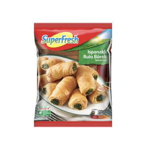 Picture of SUPERFRESH MINI ROLL BOREK W SPINACH 500GR (Frozen)