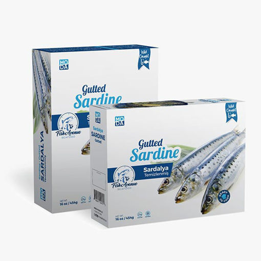 Picture of MODA Gutted Sardines (Temizlenmis Sardalya) 454g [Next Day Shipping Only] 