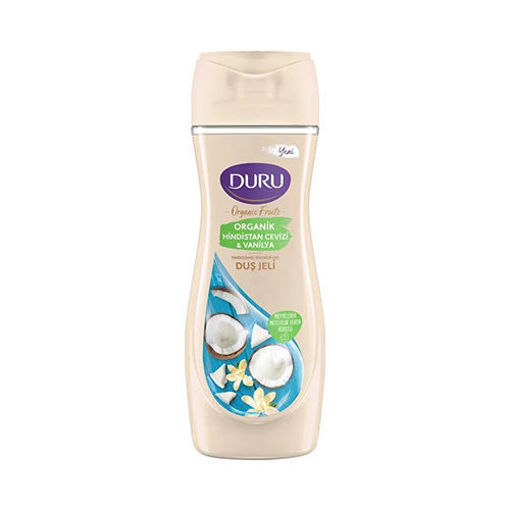 Picture of DURU Organic Fruits Coconut & Vanilla Shower Gel 450ml
