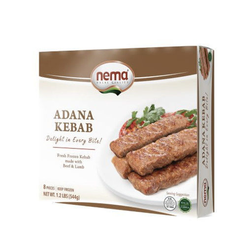 Picture of NEMA Frozen Beef & Lamb Adana Kebab 8pc 544g