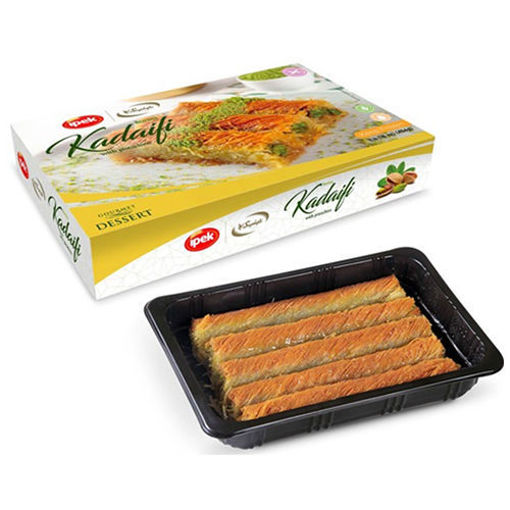 Picture of SEYIDOGLU Rolled Kadaifi w/Pistachios (Burma Kadayif) 454g