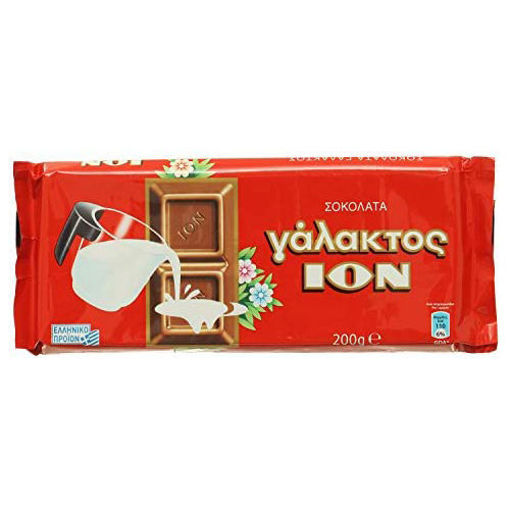 Picture of ION Greek Milk Chocolate Bars 200g