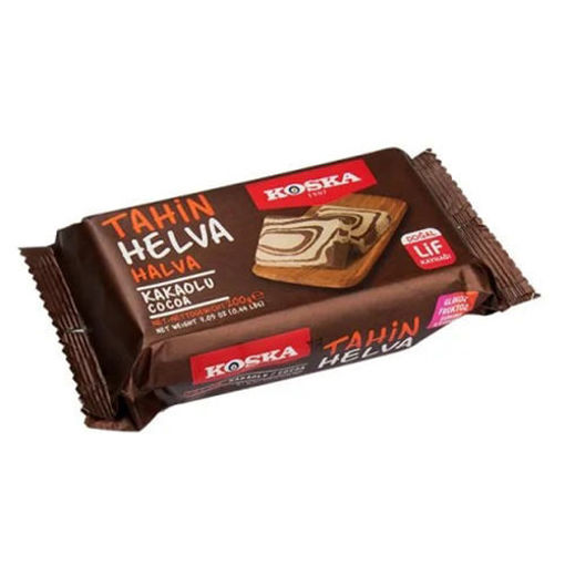 Picture of KOSKA Tahin Helvasi w/Cocoa (Tahini Halva) 200g