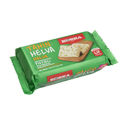 Picture of KOSKA Tahin Helvasi w/Pistachios (Tahini Halva) 200g