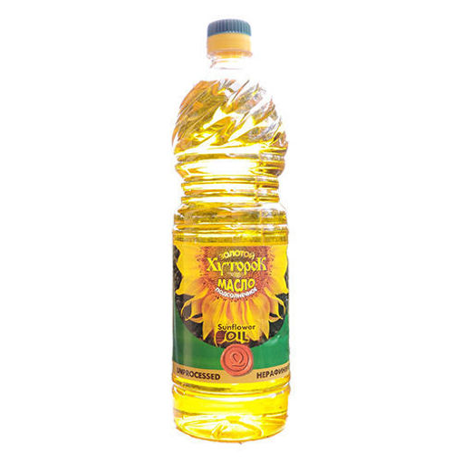 Picture of GOLDEN HUTOROK Non-Refined Unprocessed Sunflower Oil 0.88 lt.