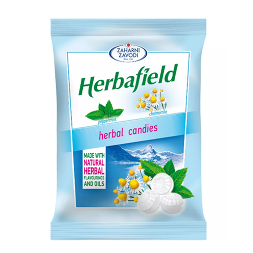 Picture of ZAHARNI ZAVODI Herbafield Mint & Chamomile Hard Candy 85g