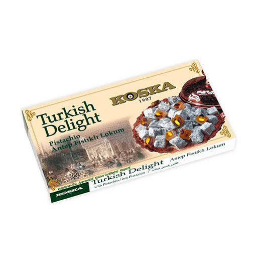 Picture of KOSKA Turkish Delight w/Pistachio 500g