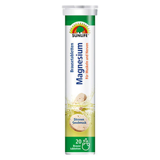 Picture of SUNLIFE Magnesium "Brause" Effervescent Supplement Tablets 20pcs.
