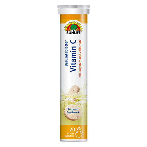 Picture of SUNLIFE Vitamin-C "Brause" Effervescent Supplement Tablets 20pcs.