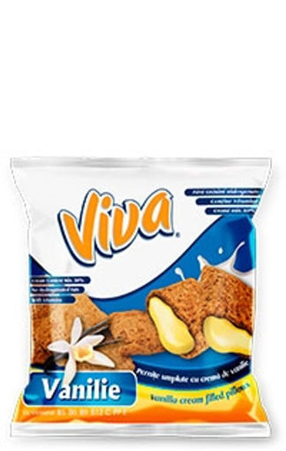 Picture of VIVA PILLOWS VANILLA CREAM SNACKS 200g