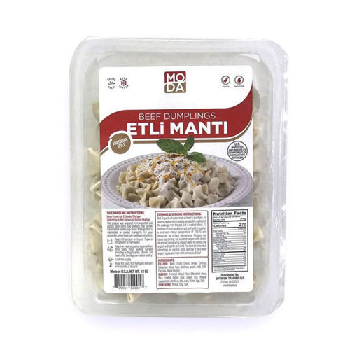 Picture of MODA Frozen Turkish Halal Manti (Beef Dumpling) 454g