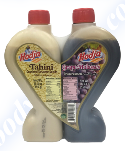 Picture of Hodja Tahini & Grape Molasses 1000gr (Tahin/ Pekmez)