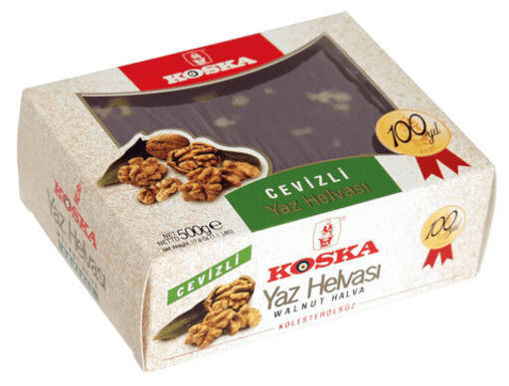 Picture of KOSKA Yaz Helvasi Halva w/Caramel & Walnut 200g