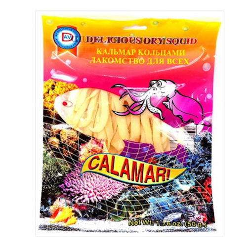 Picture of AV Dried Squid Salted and Smoked -Calamari 65g