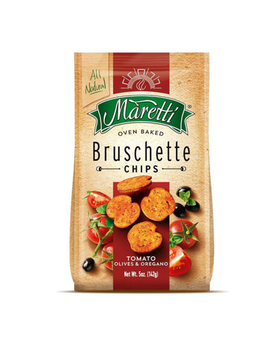 Picture of MARETTI Bruschette Chips with Tomato, Olives & Oregano 143g
