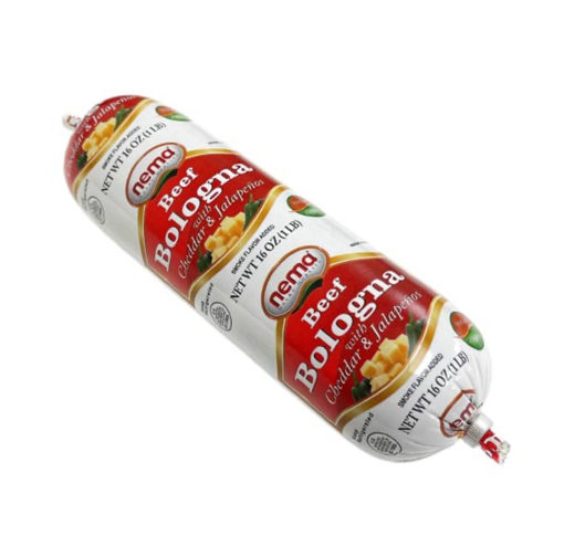 Picture of NEMA Beef Bologna With Cheddar & Jalapenos 1lb