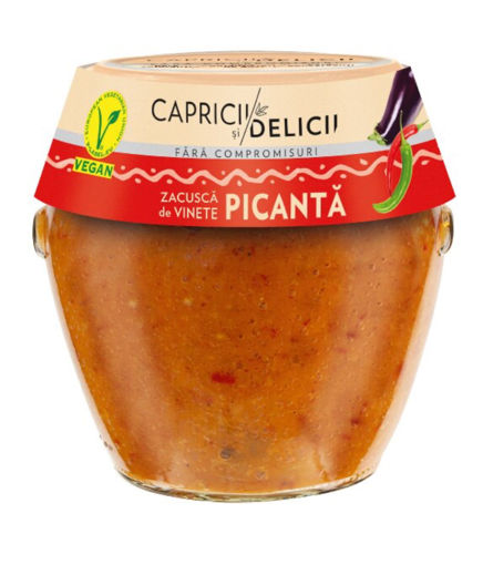 Picture of CAPRICII SI DELICI Zacusca De Vinete PICANTE 550g