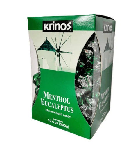 Picture of KRINOS Menthol Eucalyptus Hard Candy 300 g